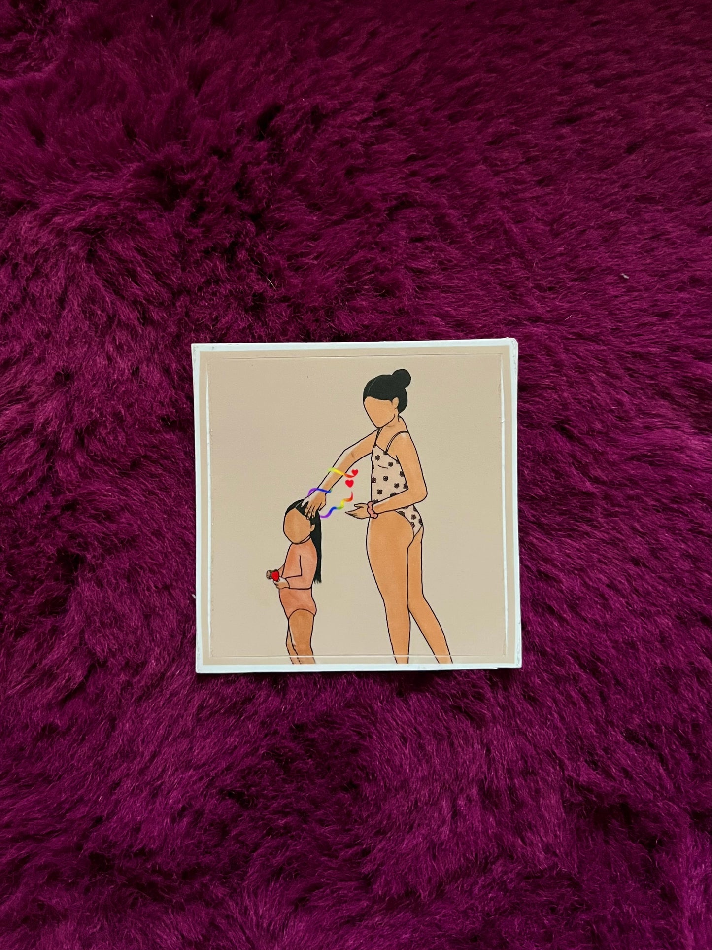 mamas love sticker