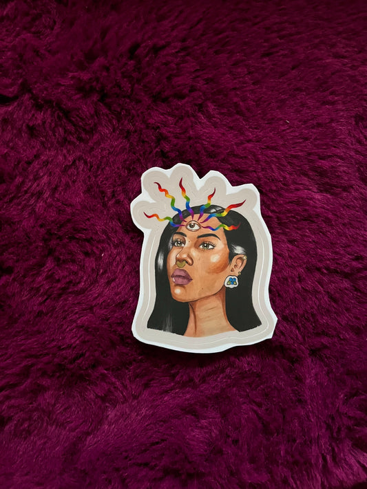 third eye sticker