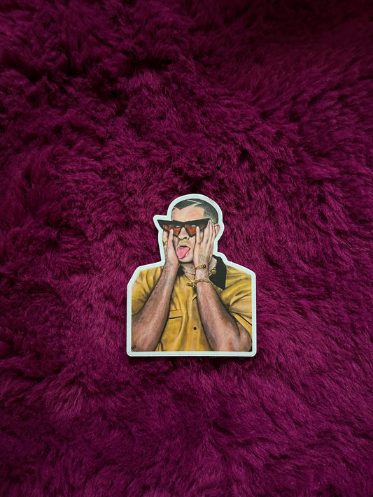 bad bunny sticker