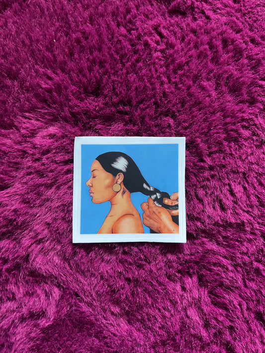 braided mami sticker