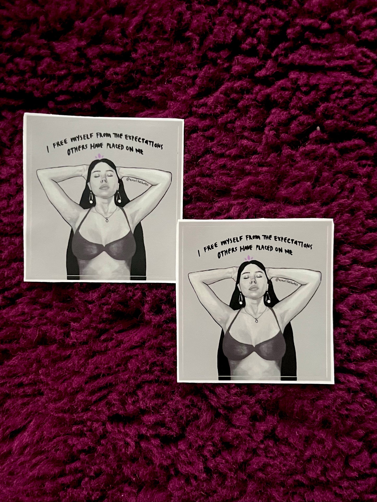 Free myself (bra)sticker