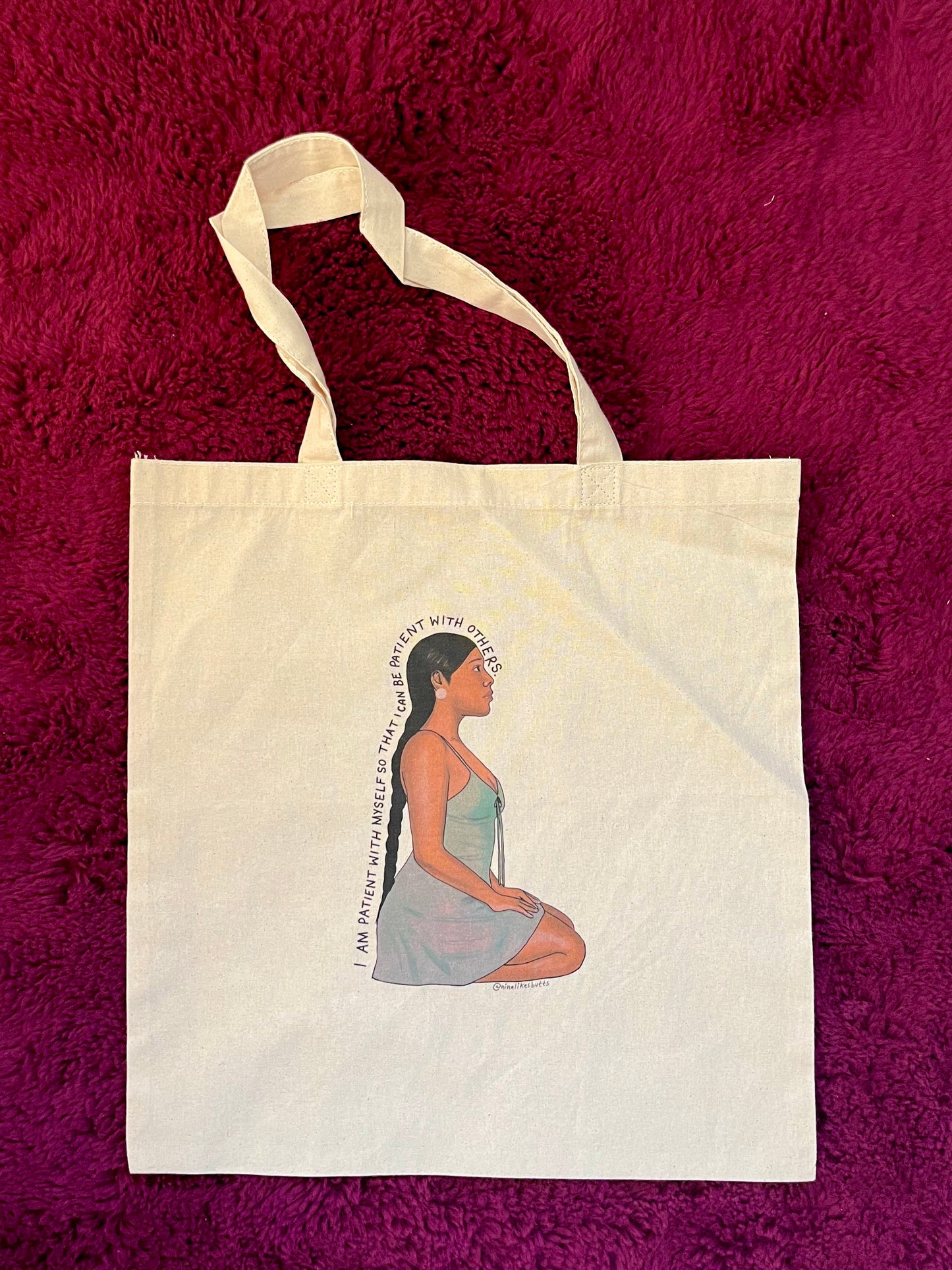 Patience tote bag