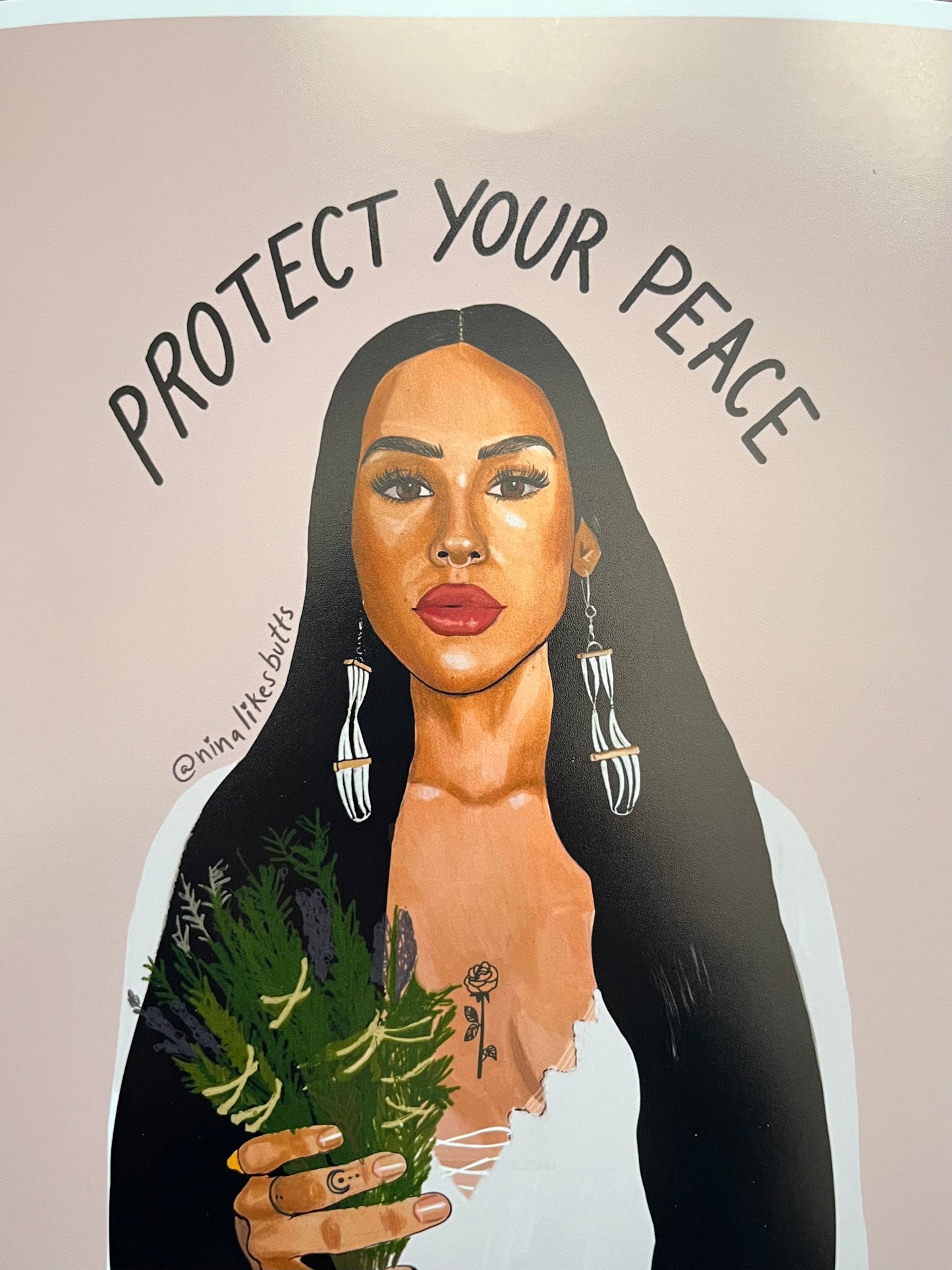 Protect your peace print