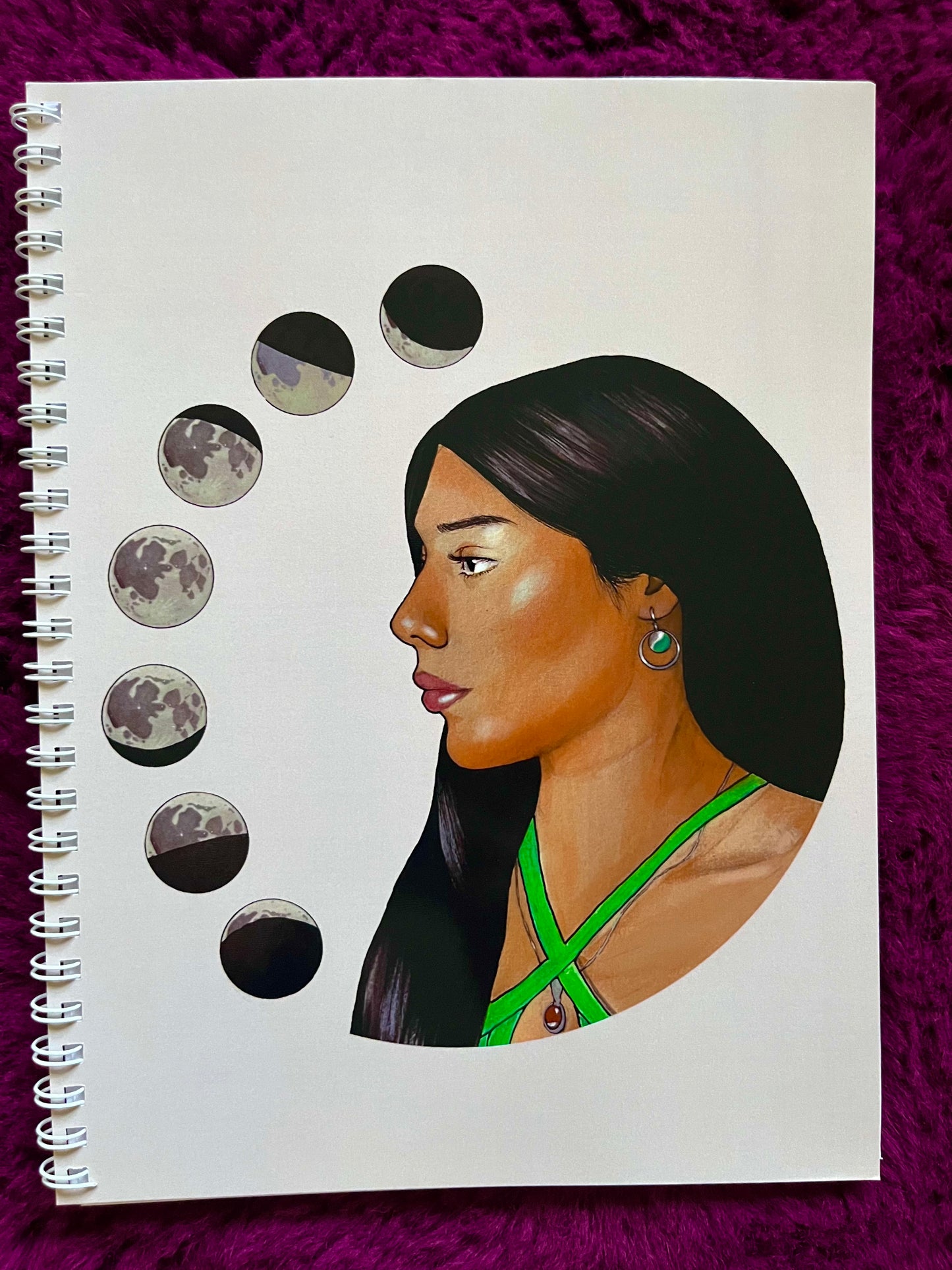 ruled by the moon notebook