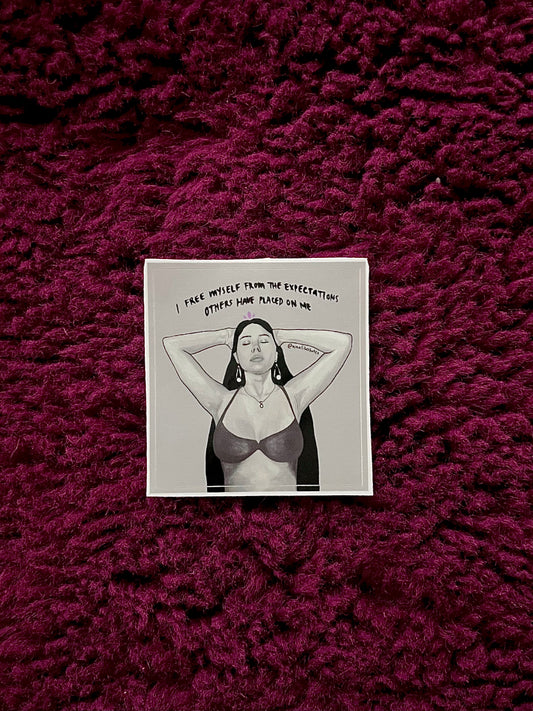 Free myself (bra)sticker