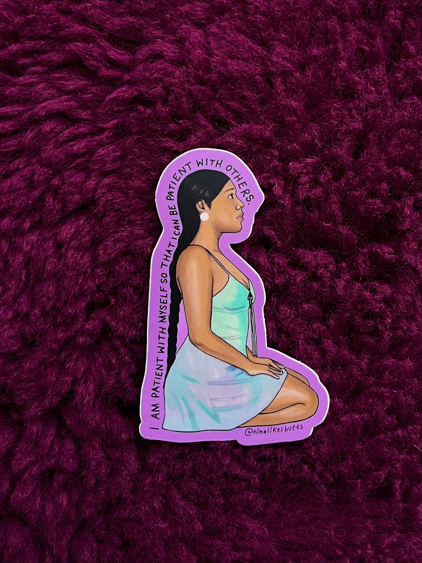 Patience sticker